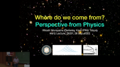Where do we come from? Perspective from Physics