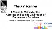 The XY Scanner - A Versatile Method of the Absolute End-to-End Calibration of Fluorescence Detectors