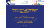Shedding light on the highest energy emission from GRBs with MAGIC observations