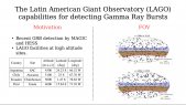 The Latin American Giant Observatory (LAGO) capabilities for detecting Gamma Ray Bursts