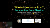 thumbnail of medium Where do we come from? Perspective from Physics