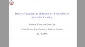 thumbnail of medium Study of momentum diffusion with the effect of adiabatic focusing