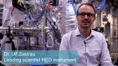 thumbnail of medium Further insights into the experiment station HED by leading scientist Dr. Ulf Zastrau