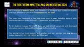 The Fermi Masterclass Online Edition 2020